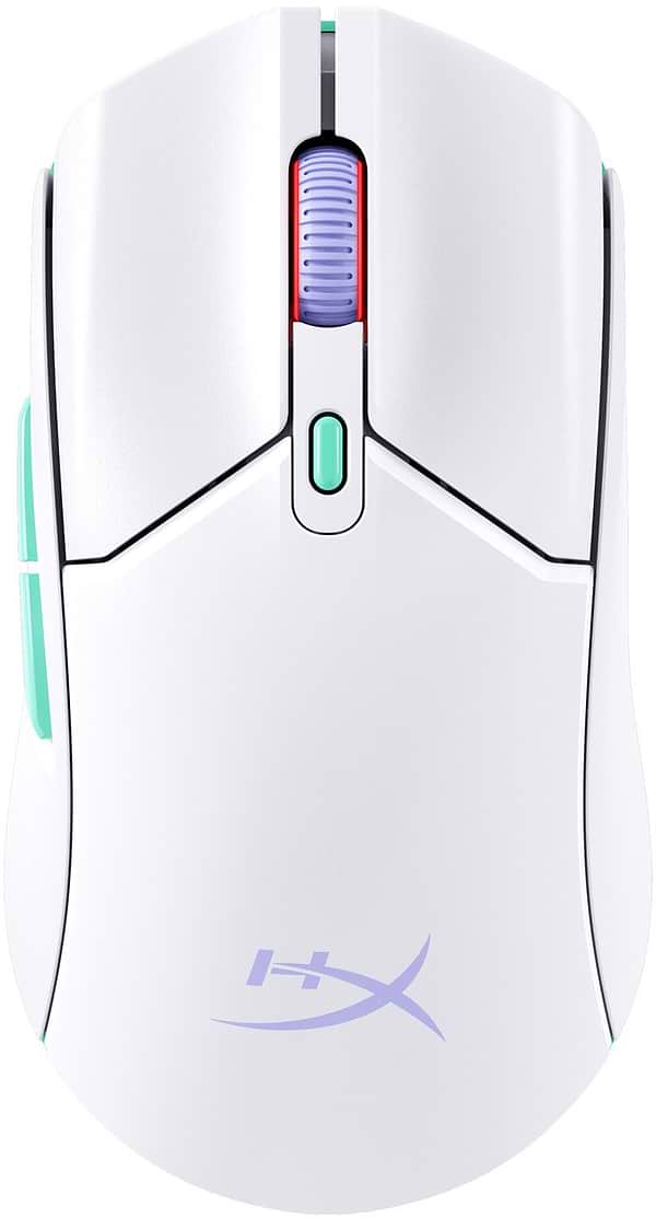 Фото - Миша бездротова ігрова HyperX Pulsefire Haste 2  Core Wireless White (8R2E7AA)
