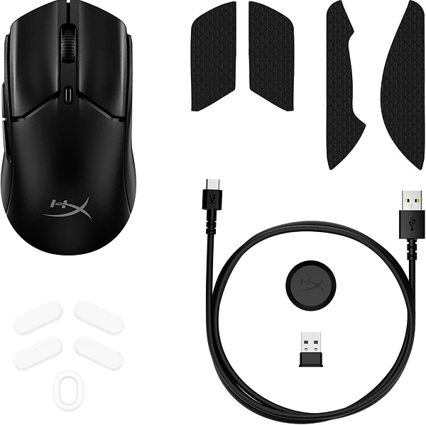 Фото - Миша бездротова ігрова HyperX Pulsefire Haste 2 Mini Wireless Black (7D388AA)
