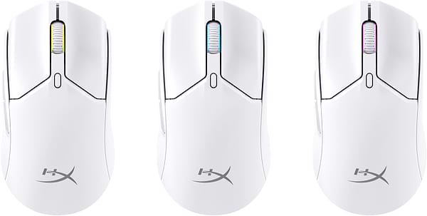 Фото - Мышь беспроводная игровая HyperX Pulsefire Haste 2 Mini Wireless White (7D389AA)
