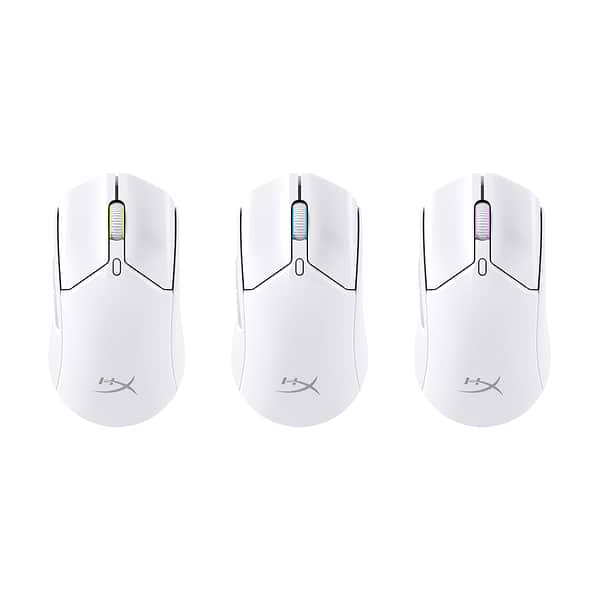 Фото - Мышь беспроводная игровая HyperX Pulsefire Haste 2 Wireless White (6N0A9AA)