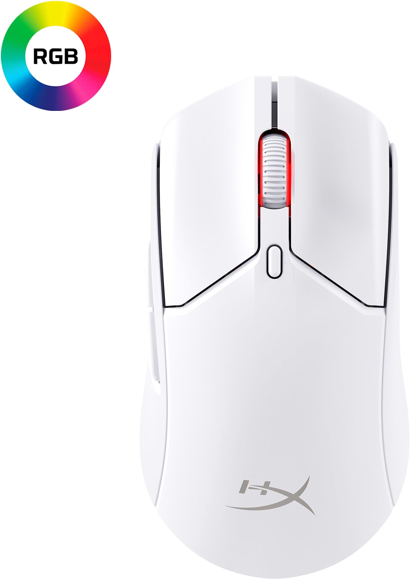 Миша бездротова ігрова HyperX Pulsefire Haste 2 Wireless White (6N0A9AA) - Фото 1