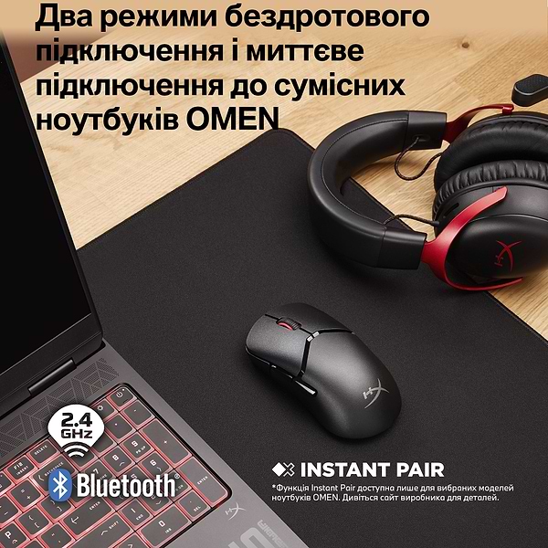 Фото - Мышь беспроводная игровая HyperX Pulsefire Saga Pro Black (A2PB2AA)