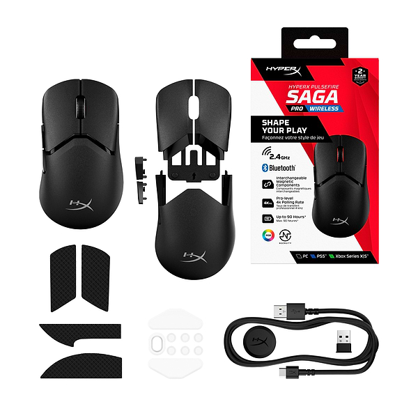 Фото - Мышь беспроводная игровая HyperX Pulsefire Saga Pro Black (A2PB2AA)
