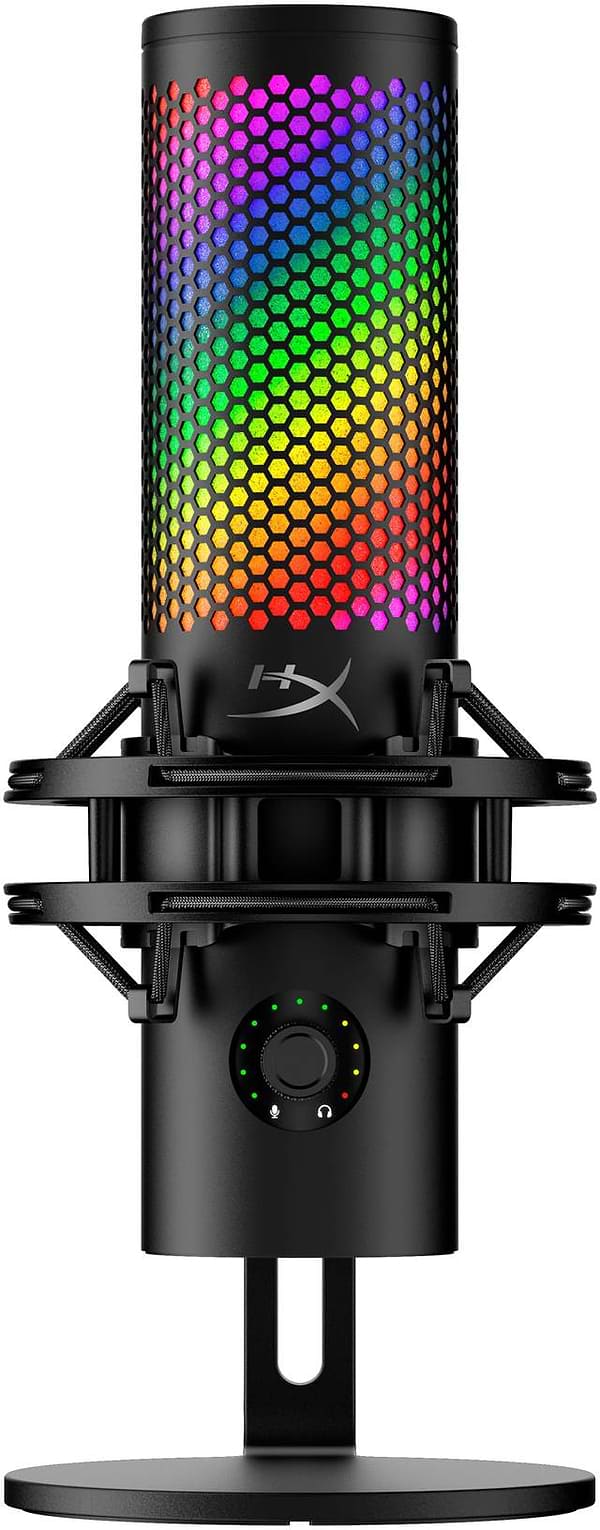 Фото - Микрофон для компьютера проводной HyperX QuadCast 2 S Black RGB (9A273AA)