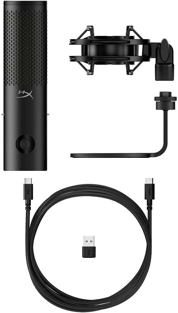 Фото - Микрофон для компьютера проводной HyperX QuadCast 2 S Black RGB (9A273AA)