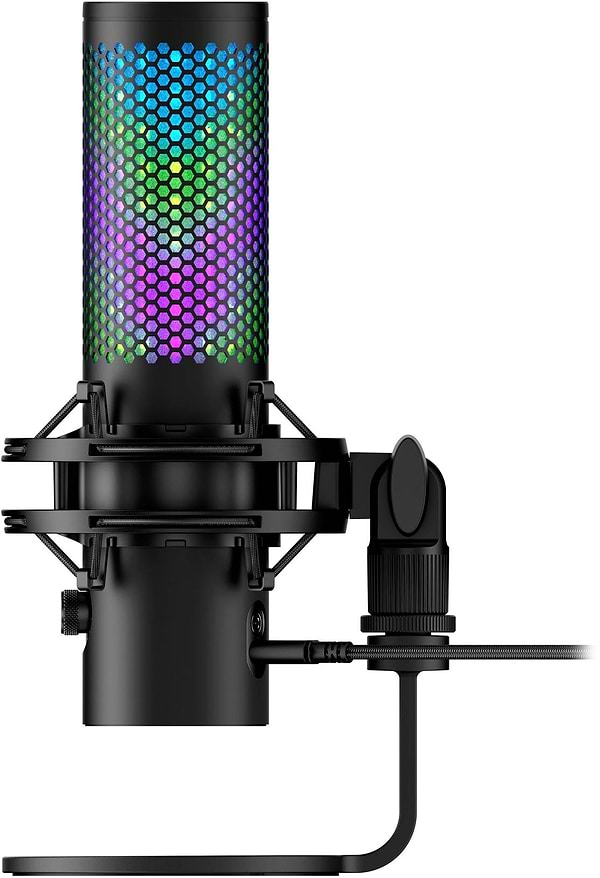Фото - Микрофон для компьютера проводной HyperX QuadCast 2 S Black RGB (9A273AA)