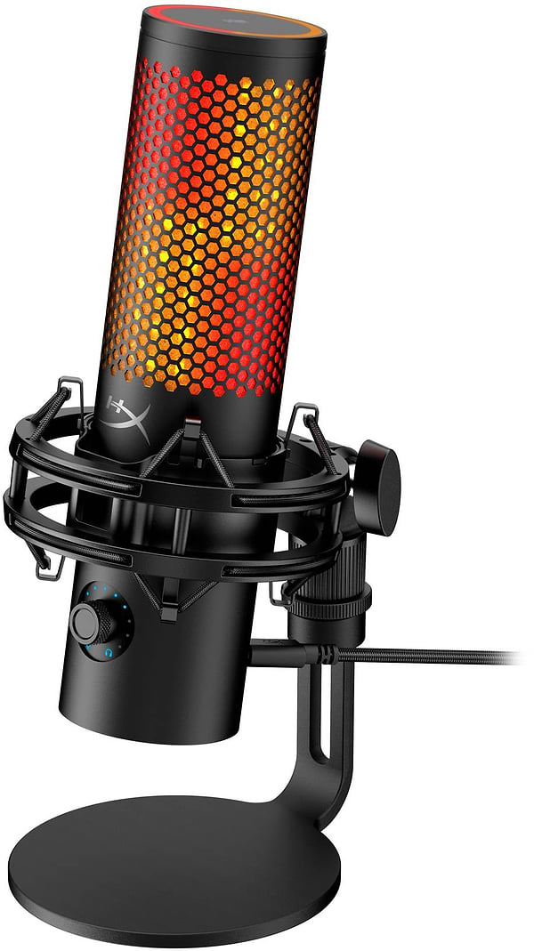 Фото - Микрофон для компьютера проводной HyperX QuadCast 2 S Black RGB (9A273AA)