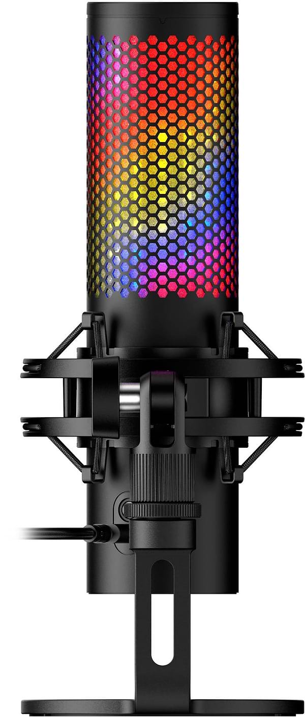 Фото - Микрофон для компьютера проводной HyperX QuadCast 2 S Black RGB (9A273AA)