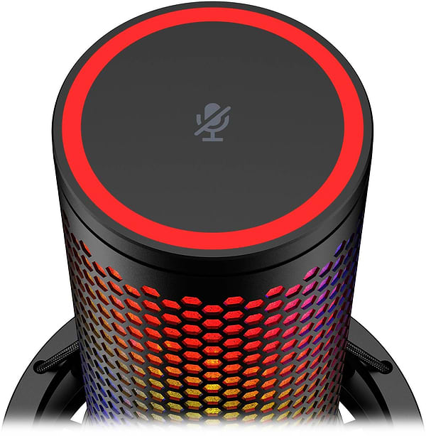 Фото - Микрофон для компьютера проводной HyperX QuadCast 2 S Black RGB (9A273AA)