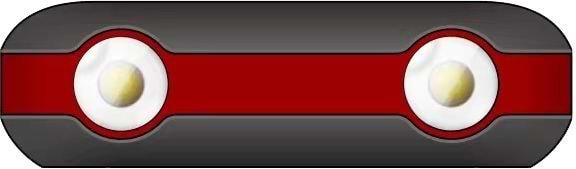 Фото - Мобильный телефон Nomi i1850 Black-Red