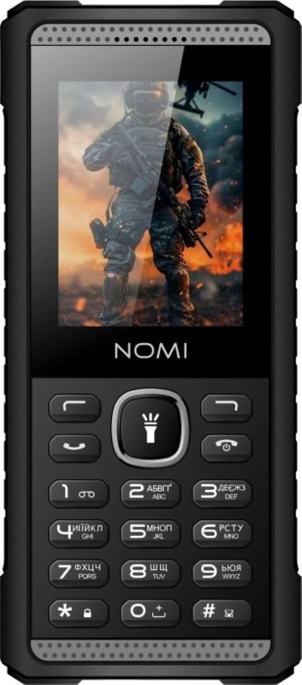 Фото - Уценка - Мобильный телефон Nomi i2420 Black-grey