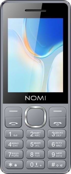 Мобильный телефон Nomi i2860 Dual Sim Grey - Фото 1