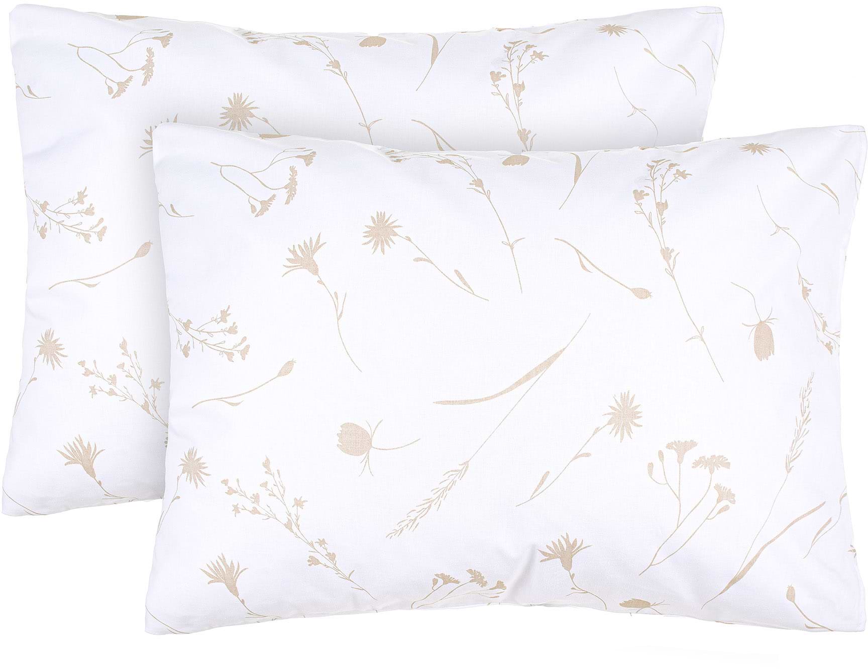 Наволочка Home Line Бязь Щ140 ВОЛОШКИ ніжно-бежевий 50х70 2 шт. (191516) - Фото 1