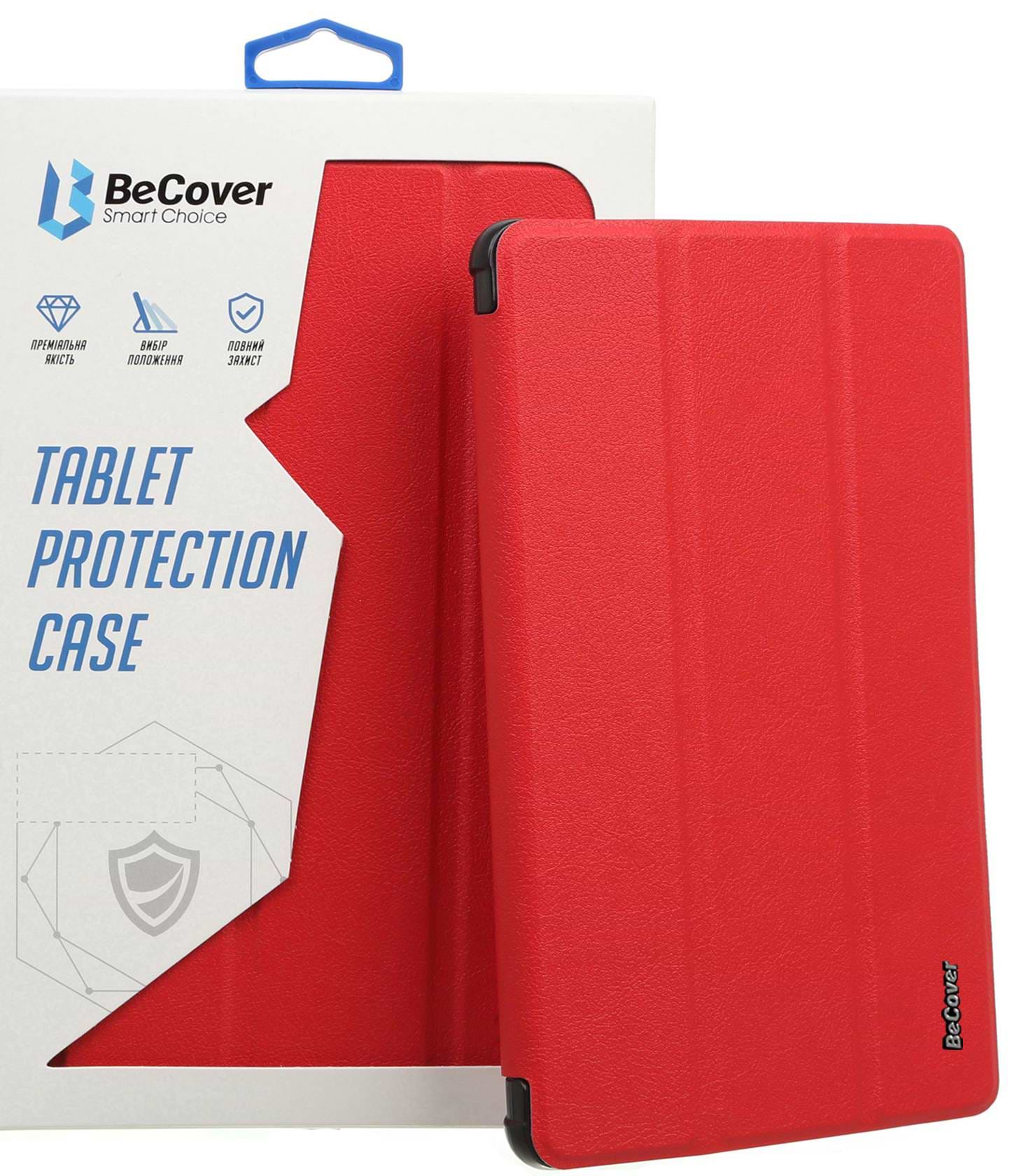 Чехол для планшета BeCover Smart Case for Samsung Galaxy Tab S9 Plus (SM-X810/SM-X816)/S9 FE Plus (SM-X610/SM-X616) 12.4"" Red (710325) - Фото 1