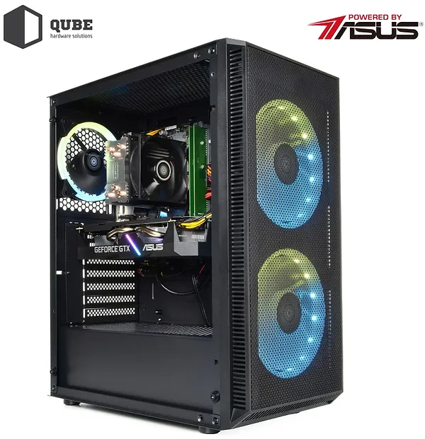 Фото - Системный блок QUBE QB i5 10400F GTX 1650 4GB 1621 (i510400FGTX16504GB1621)