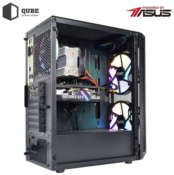 Фото - Системний блок QUBE QB i5 10400F GTX 1650 4GB 82 (i510400FGTX16504GB82)