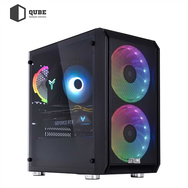 Фото - Системний блок QUBE QB i5 12400F RTX 5060 Ti 16GB NM 322020 (i512400FRTX5060TI16GBNM322020)