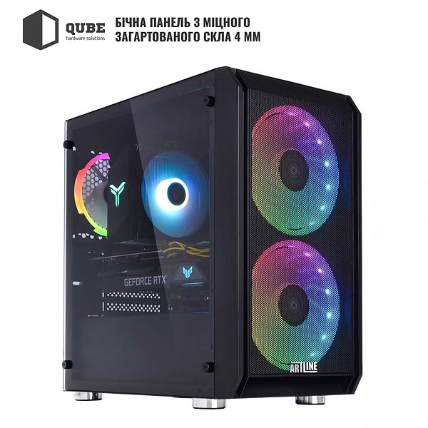Фото - Системний блок QUBE QB i5 14400F RTX 5060 8GB NM 322020 (i514400FRTX50608GBNM322020)