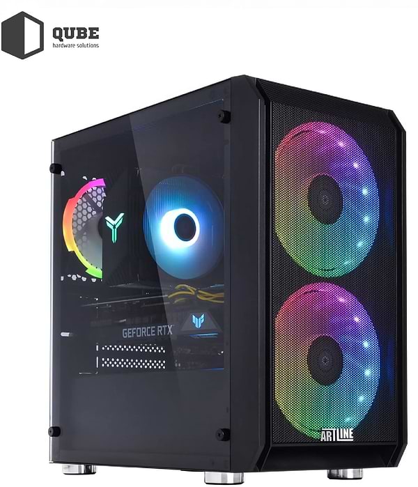 Фото - Системный блок QUBE QB i5 14400F RTX 5060 Ti 16GB NM 321010Win (i514400FRTX5060TI16GBNM321010Win)