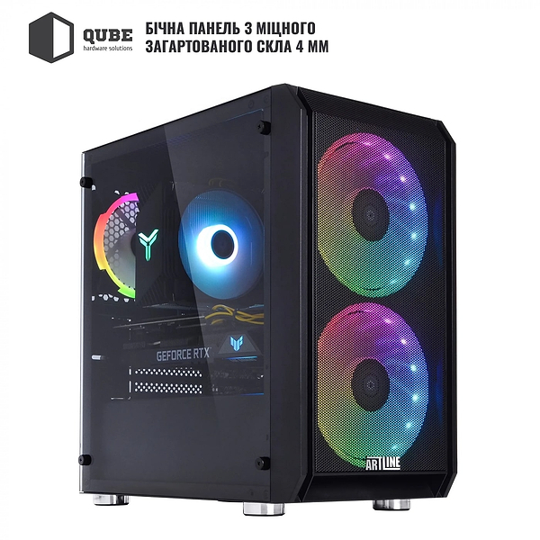 Фото - Системный блок QUBE QB i5 14400F RTX 5060 Ti 8GB NM 321010Win (i514400FRTX5060TI8GBNM321010Win)