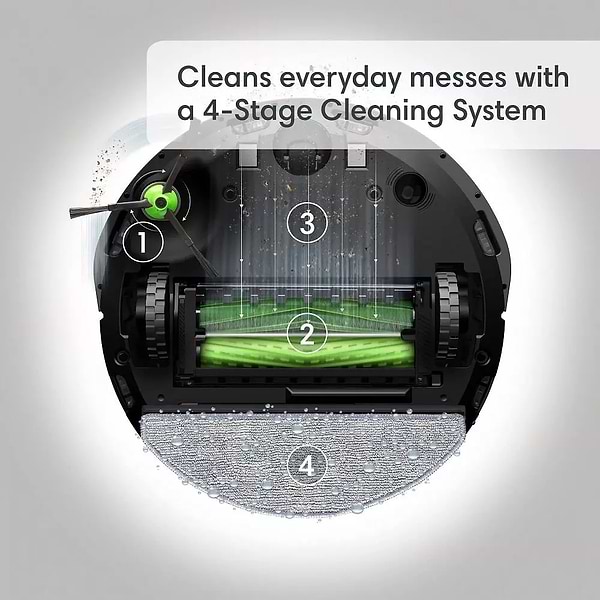 Фото - Робот-пылесос моющий iRobot Roomba  Comboi5+ (i557840)