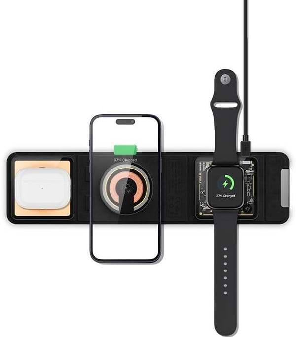 Фото - Беспроводное зарядное устройство Maxco 3in1 15W multi-compatiblity (MCW-02)