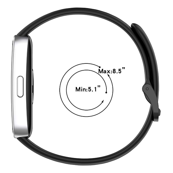 Фото - Ремінець для фітнес-браслету BeCover for Huawei Band 8 / 9 / 10 Black (714118)