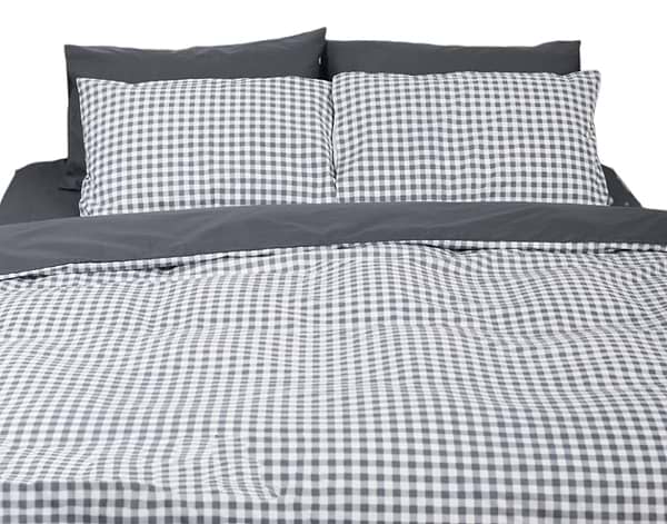 Фото - Комплект постельного белья Moon&Star 175х210 Gray Square Ranforce Elite (MS-820000008)