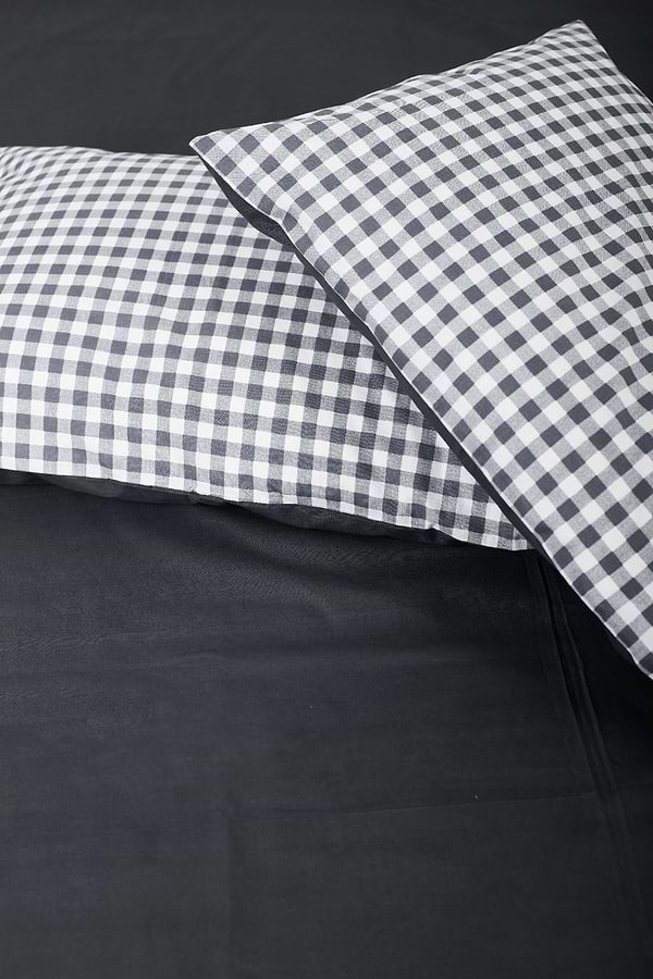 Фото - Комплект постельного белья Moon&Star 143х210 Gray Square Ranforce Elite (MS-820000016)