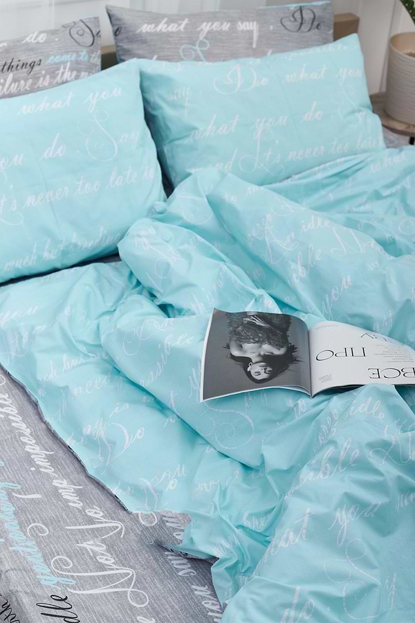 Фото - Комплект постельного белья Moon&Star 160х220х2 нав. 4х70х70 Autograph Mind Бязь Gold Люкс (MS-820000729)