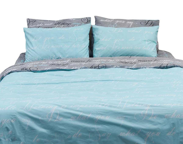 Фото - Комплект постельного белья Moon&Star 160х220х2 нав. 4х70х70 Autograph Mind Бязь Gold Люкс (MS-820000729)