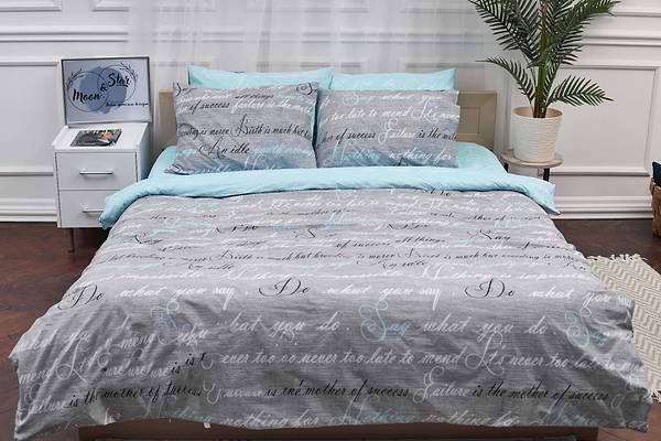 Фото - Комплект постільної білизни Moon&Star King Size 220x240 Autograph Бязь Gold Люкс (MS-820000730)