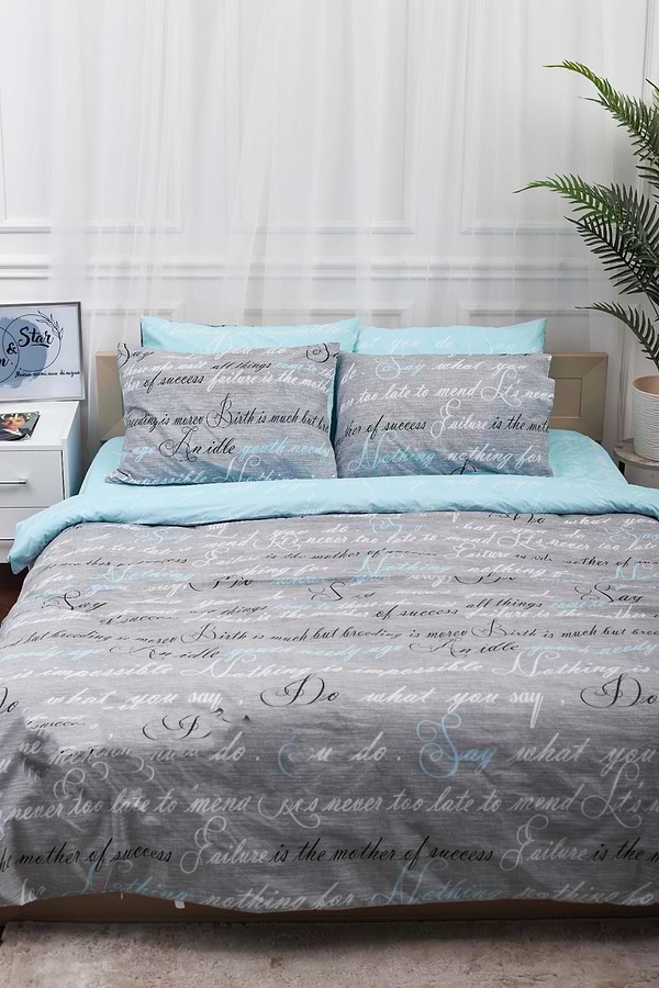 Фото - Комплект постільної білизни Moon&Star King Size 220x240 Autograph Бязь Gold Люкс (MS-820000730)