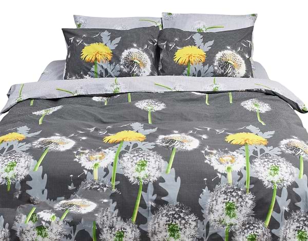 Фото - Комплект постільної білизни Moon&Star 160х220х2 нав. 4х70х70 Dandelion Бязь Gold Люкс (MS-820000974)