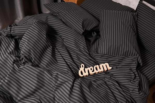 Фото - Комплект постільної білизни Moon&Star 160х220х2 нав. 4х70х70 Gray Stripe Бязь Gold Люкс (MS-820001112)