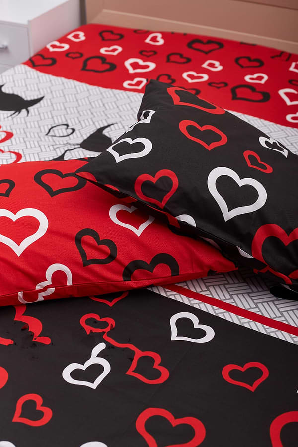 Фото - Комплект постельного белья Moon&Star 160х220х2 нав. 2х50х70 Love Cats Бязь Gold Люкс (MS-820001179)