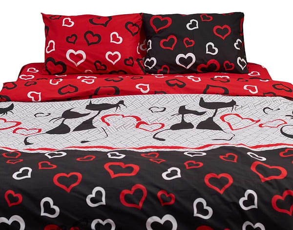 Фото - Комплект постельного белья Moon&Star 160х220х2 нав. 2х50х70 Love Cats Бязь Gold Люкс (MS-820001179)