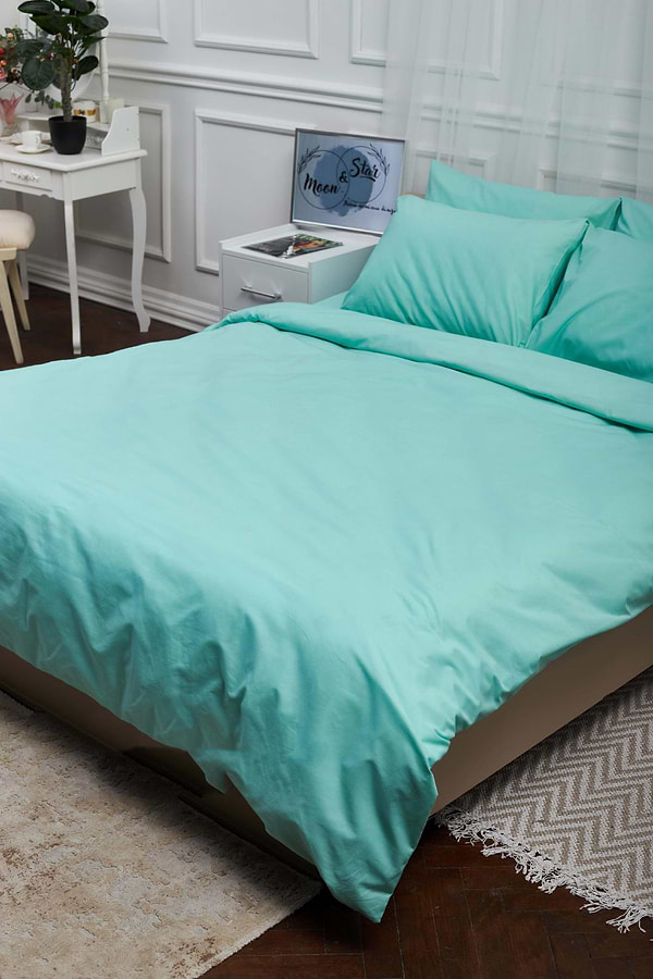 Фото - Комплект постельного белья Moon&Star 160х220х2 нав. 2х50х70 Mind Бязь Gold Люкс (MS-820001213)