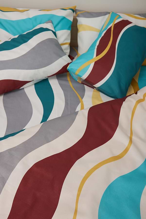 Фото - Комплект постільної білизни Moon&Star 160х220х2 нав. 4х70х70 Tangerine Мікросатин Premium (MS-820001457)