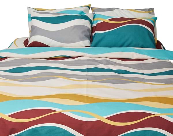 Фото - Комплект постільної білизни Moon&Star 160х220х2 нав. 4х70х70 Tangerine Мікросатин Premium (MS-820001457)