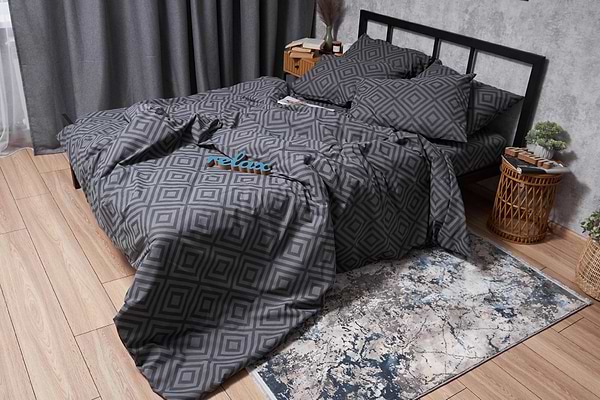 Фото - Комплект постельного белья Moon&Star Бязь Gold Люкс Storm 175х210 (MS-820004664)