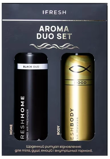 Подарочный набор для ухода за телом iFresh Aroma Duo Set mood +black oud (4820268105202)