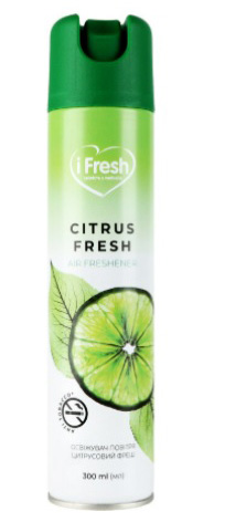 Освіжувач повітря аерозольний iFresh citrus fresh 300 мл (4820268100115)