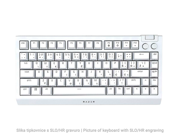 Фото - Клавіатура дротова ігрова Razer BlackWidow V4 75% White (RZ03-05001700-R3M1)