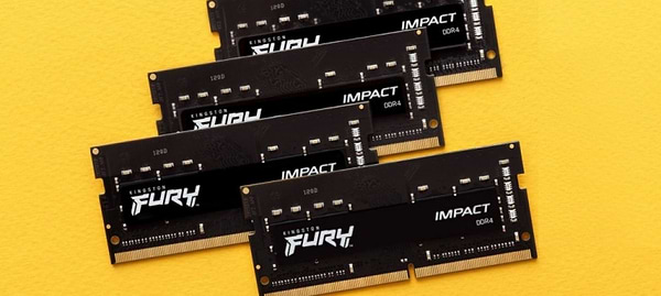 Фото - Память DDR Kingston DDR4 2/8GB KIT 3200 FURY Impact (KF432S20IBK2/16)