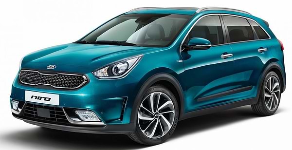 Фото - EVA килимок в багажник авто EVAtech для Niro (DE) Plug-in Hybrid (Squib VL+VR) Kia 2016-2021 1 покоління SUV Korea (KI43232BD1RBB)