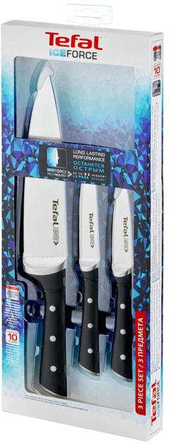 Фото - Набір ножів Tefal K2323S74 Ice Force 3 пр