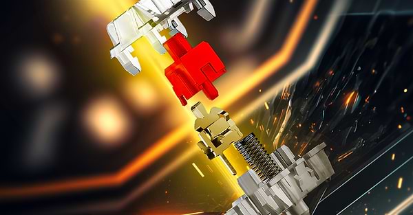Фото - Уценка - Клавиатура проводная игровая Hator Icefall Mecha Rainbow Black (HTK104UA)