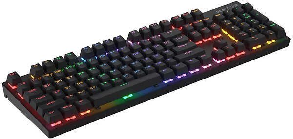 Фото - Уценка - Клавиатура проводная игровая Hator Icefall Mecha Rainbow Black (HTK104UA)