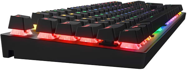 Фото - Уценка - Клавиатура проводная игровая Hator Icefall Mecha Rainbow Black (HTK104UA)
